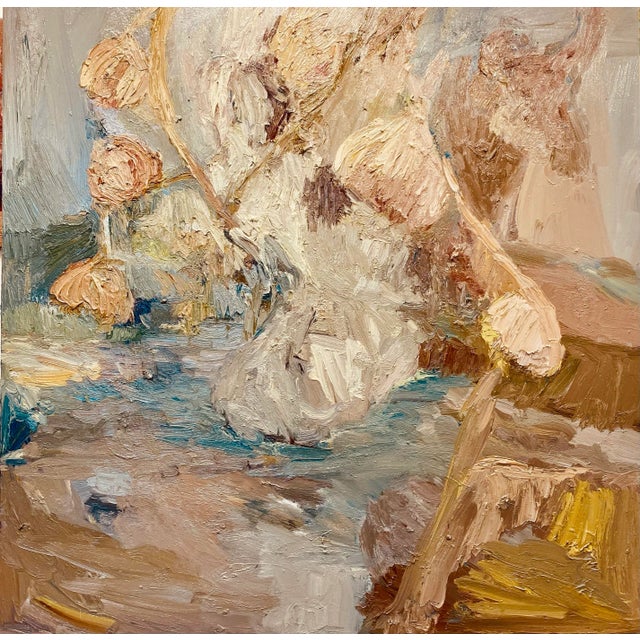 Time Is Your Garden. Large Expressionist Oil Painting by Francesca Owen For Sale