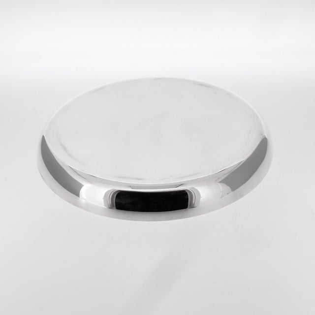 Pair of Signed Mid-Century Asprey & Co. Sterling Silver Wine Bottle Coasters For Sale - Image 10 of 14