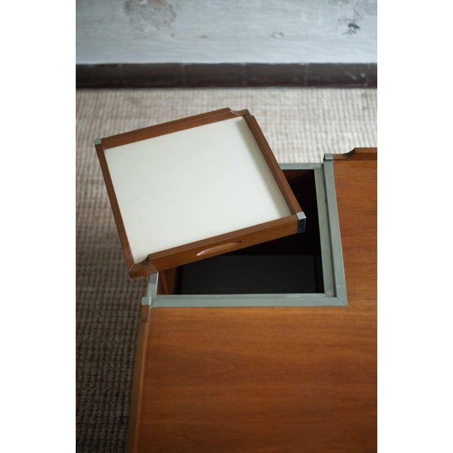 Wood Modular Low Table by Bernini 1960s For Sale - Image 7 of 17