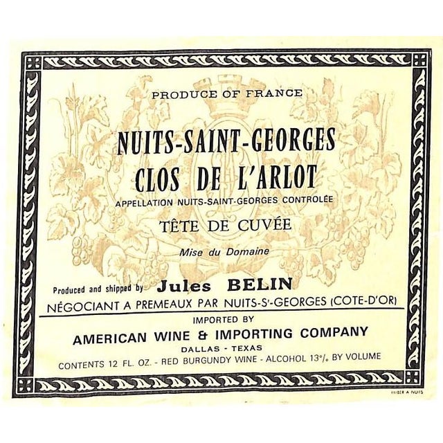 LICHINE, Alexis [24] pp. Alfred Knopf Limited Edition #9 of 50 The label mounted on the cover is an actual specimen of a...