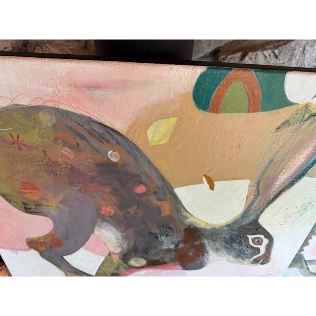 2020s "Run Rabbit Run" a Jackrabbit by LWren Walraven For Sale - Image 5 of 10