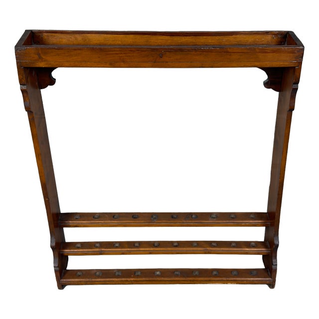 20th Century Wooden Display Stand Rack for Walking Sticks For Sale