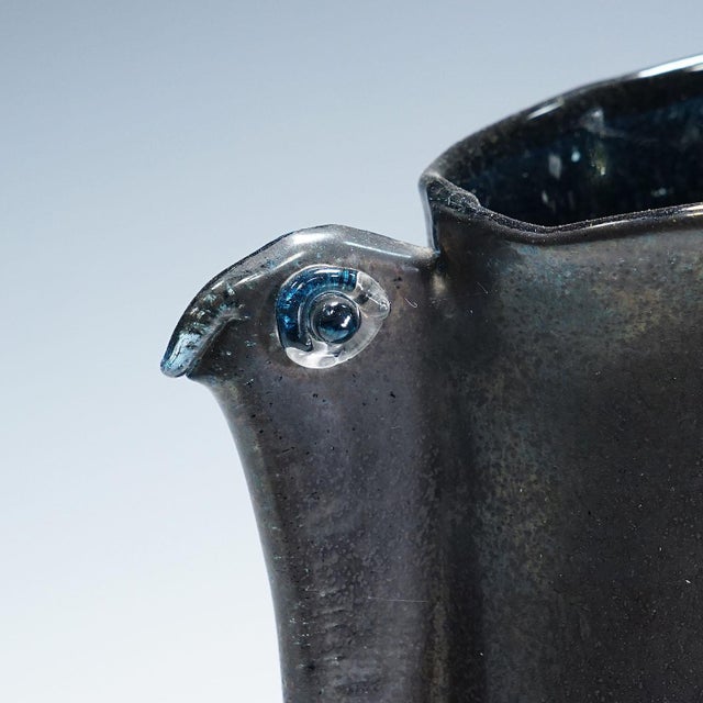 1950s Vintage Ercole Barovier - Barovier & Toso Barbarico Vase 1951 For Sale - Image 5 of 9