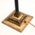 Metal Antique Neoclassical Brass and Enamelled Tole Floor Lamp, 1930 For Sale - Image 7 of 8