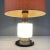 Mid-Century Modern Italian Metal Fabric and Glass Table Lamp by Stilnovo, 1960s For Sale - Image 10 of 12