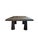 Solid Teak Wood Table, Modern Organic, Wood Textures, Burnt For Sale - Image 6 of 8