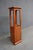 Late 20th Century Stickley Quarter Sawn Oak Lighted Display Pedestal Cabinet For Sale - Image 5 of 14