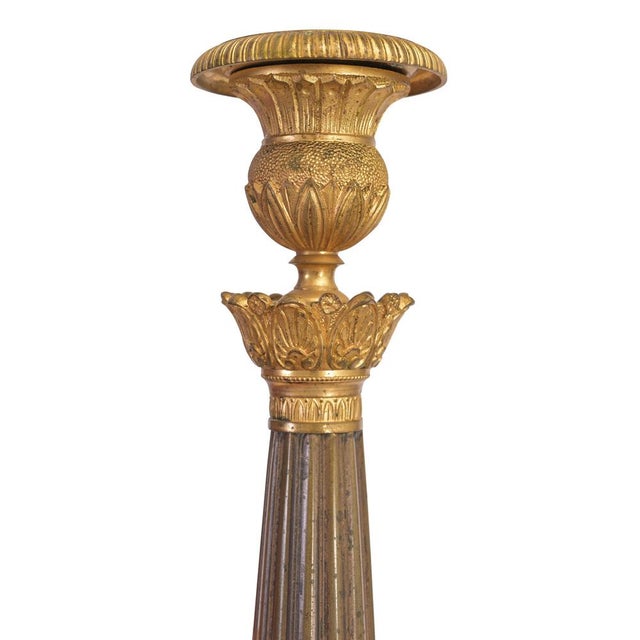 Traditional Empire Candelabras in Gilt Bronze, France, Set of 2, Set of 2 For Sale - Image 3 of 9