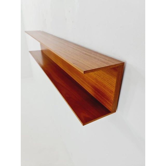Long German Hanging Shelf by Wilheilm Renz for Walter Renz, 1960s For Sale - Image 5 of 11