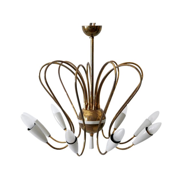 Mid-Century Modern Sputnik Pendant Lamp, 1950s For Sale