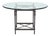 Michael Taylor Montecito Round Center or Garden Dining Table For Sale