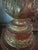 Metal 19th Century French Patinated Bronze Spelter and Rouge Griotte Marble Candelabras Garnitures Pair For Sale - Image 7 of 12