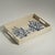 Coral Lagoon Natural Fiber Raffia Serving Tray For Sale - Image 4 of 6