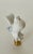 1960s White Dove Porcelain Figurine Lamp Finial For Sale - Image 4 of 5