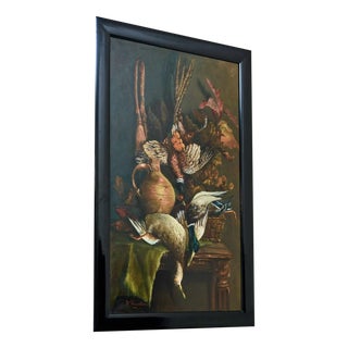 D. Huyvetter, Hunting Still Life, Oil Painting on Canvas, Framed For Sale