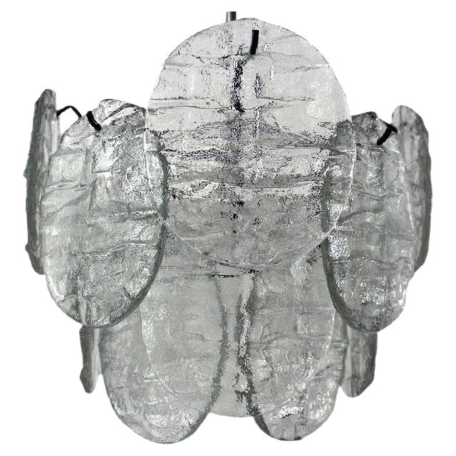 Glass Pendant Lamp from Kalmar, 1960s For Sale