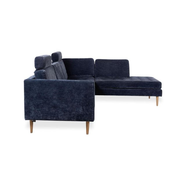 Fabric Osaka Corner Sofa in Blue with Headrests Manual Function from BoConcept For Sale - Image 12 of 16