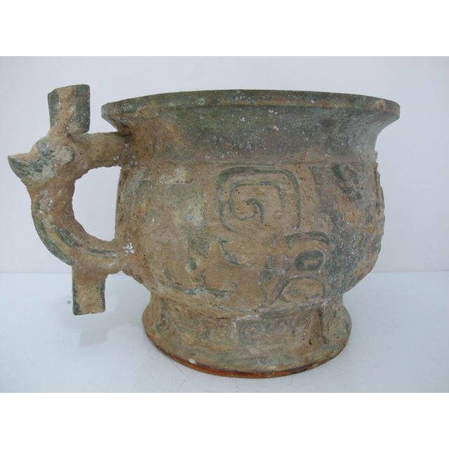 Chinese Archaic Bronze Ware Gui Western Zho Style Ritual Food Bowl Vessel For Sale - Image 10 of 12