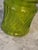 Vintage Green Glass Apothecary Jar With Optic Swirl For Sale In San Francisco - Image 6 of 13