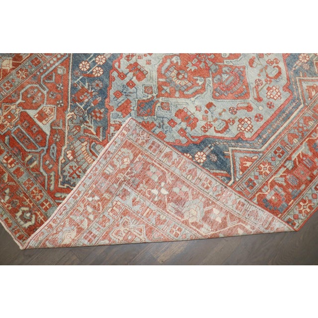 an accent size 1920s Persian Bakhtiari Rug