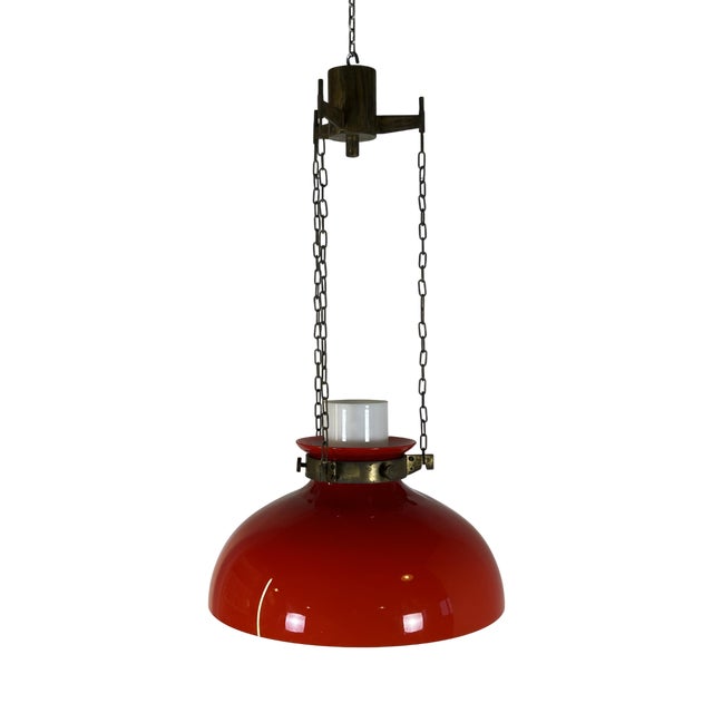 Pendant Lamp by Paolo Caliari for Venini, 1972 For Sale