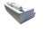 White Rh Monza Bench-Cushion Sofa – 8’ Luxe Depth in White Performance Linen Weave (Made in Italy) For Sale - Image 8 of 15