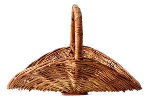 Vintage Wicker Kindling Basket