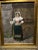 Late 19th Century Antique Realist Portrait Oil Painting “The Roman Girl” For Sale - Image 5 of 10