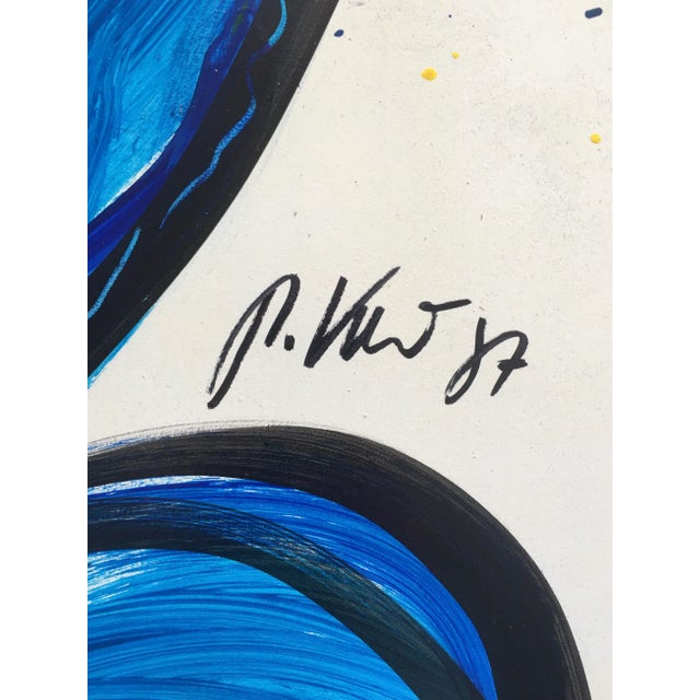 Abstract Peter Keil, 1987 For Sale - Image 3 of 6
