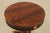 Pair French Empire Style Round Mahogany Lamp Tables For Sale - Image 4 of 14