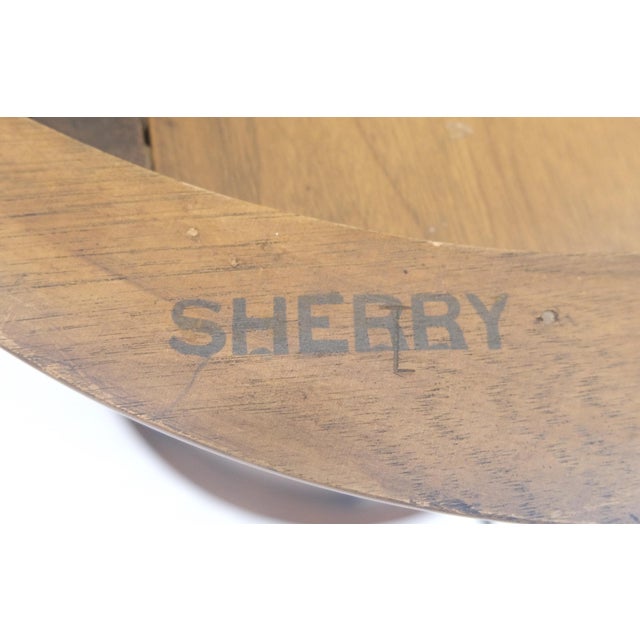 Pair of Round Cylinder Shape Two Doors End Lamp Tables Stands Pull Out Trays For Sale - Image 9 of 18