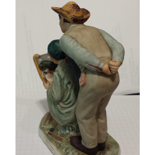 Norman Rockwell Saturday Evening Post Cover Collection "Country Critic" Style Nr-43 Circa 1983 For Sale - Image 10 of 11