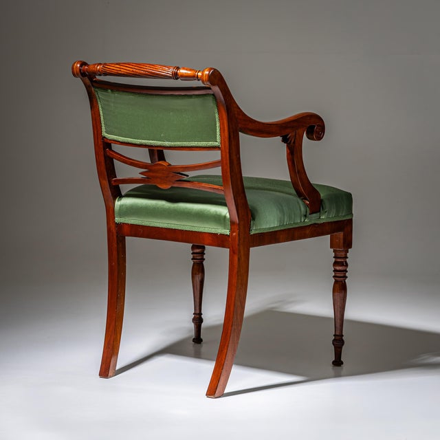 Antique Biedermeier Armchair, 1830s For Sale - Image 5 of 11