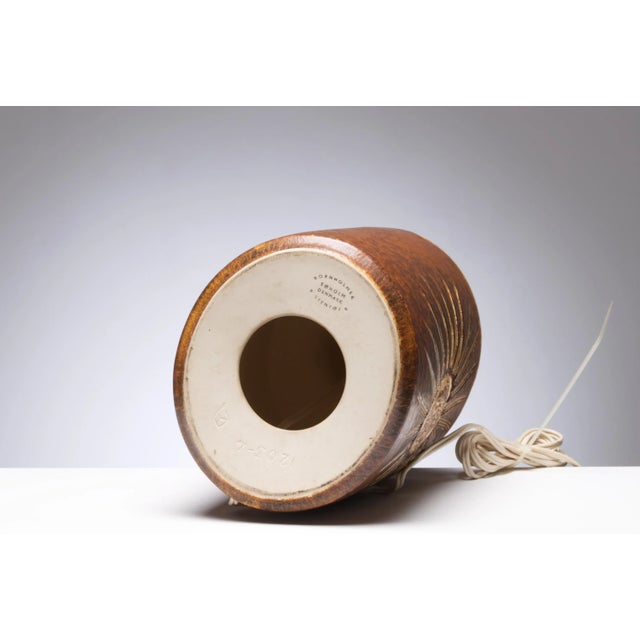 Einar Johansen Stoneware Table Lamp by Einar Johansen for Søholm, 1960s For Sale - Image 4 of 5