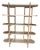 Attributed Four Hands Light Wood 5 Shelf Etagere For Sale