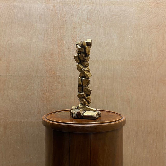 Mid 20th Century Mid 20th Century Pair of Brutalist Italian Candlestick Holders For Sale - Image 5 of 16