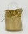 Contemporary Vintage Salvatore Ferragamo Ganchini Clear Acrylic Bucket Bag with Gold Pouch For Sale - Image 3 of 9