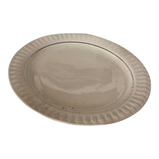 1980s Rosenthal 18 European Dinner Plates- Lanzette Platinum For Sale