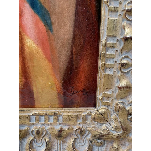 Antique Edwin Longsden Long Orientalist Oil Portrait Painting Women 19th Century, Framed For Sale - Image 4 of 7