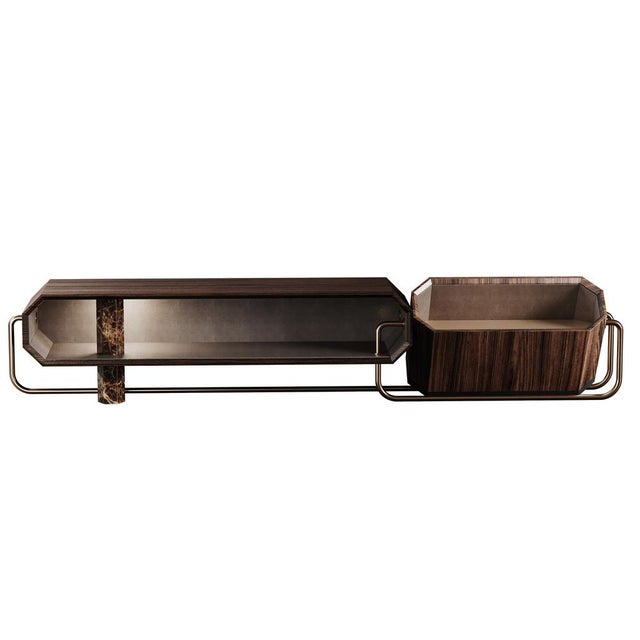 Not Yet Made - Made To Order Orleans TV Unit by Porus Studio For Sale - Image 5 of 15