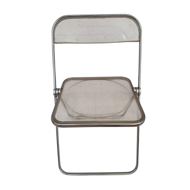 Mid-Century Modern Set of Mid-Century Modern Vintage Plia Folding Chairs by Giancarlo Piretti, 1960s For Sale - Image 3 of 18