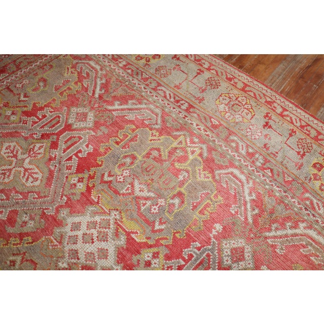 Textile Antique Zabihi Collection Oversize Oushak Rug - 11'5" x 13'10" For Sale - Image 7 of 12