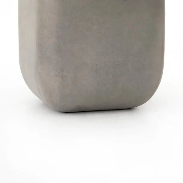 Four Hands Ivan Square Concrete End Table For Sale - Image 4 of 11