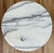 Vintage French Style Round Marble Top Brass Filigree Side Table For Sale - Image 4 of 6