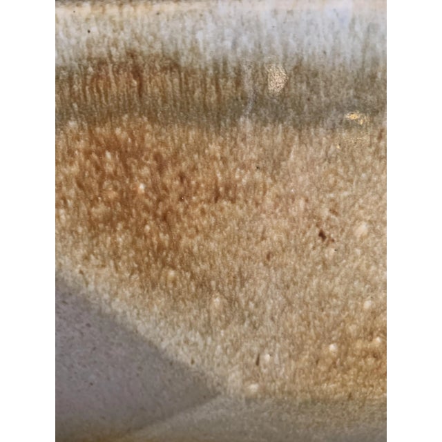 Rectangular Vase in Glazed Ceramic by Leandro Lega, 1982 For Sale - Image 9 of 13