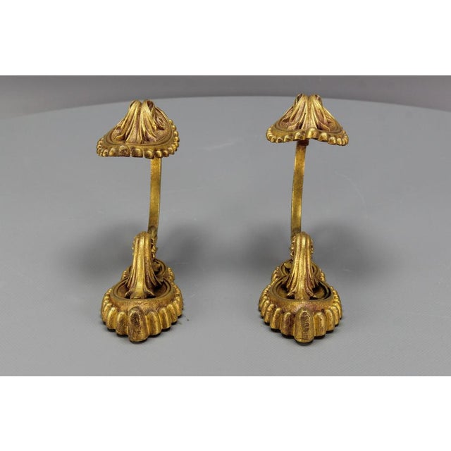 Early 20th Century French Bronze Curtain Tiebacks, 1890s, Set of 2 For Sale - Image 10 of 18