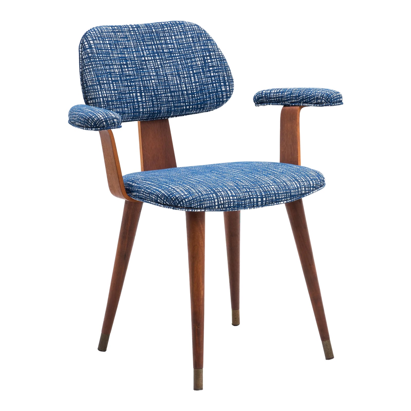 Mid Century Walnut Plywood Armchair After Eames Chairish