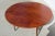 Round Table with 6 Spindle Legs & Extension in Mahogany For Sale - Image 4 of 9