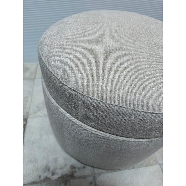 Crate & Barrel Infiniti Storage Ottoman, Oatmeal For Sale - Image 10 of 12