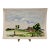1940s Henry Emil Salloch Original Watercolor on Paper Pastoral Barn Landscape. For Sale